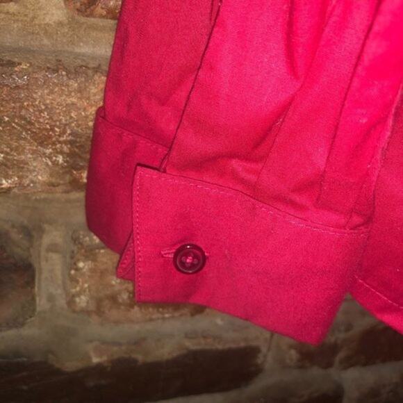 Chadwicks Vintage 90's Red Button Down Shirt Women's Size 18W - Picture 8 of 8